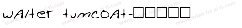 walter tumcoat字体转换